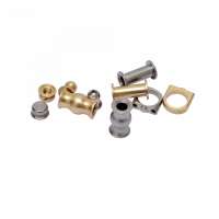 custom precision cnc turning milling small brass parts for guitar tuning machines